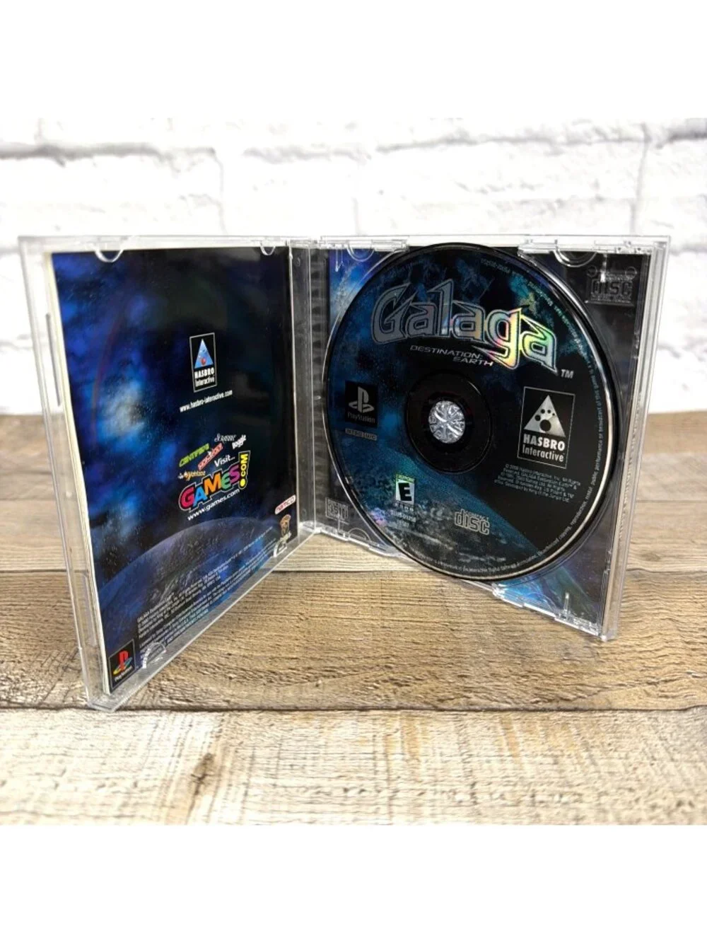 Vintage 2000 Retro Black Label Galaga Sony PlayStation PS1 Video Manual Tested